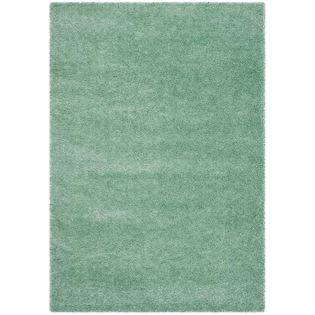 Safavieh Charlotte Shag Power Loomed Medium Rectangle Rug- Teal- 5 ft. 1 in. x 7 ft. 6 in. SGC720T-5